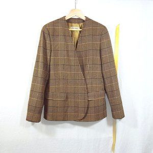 Vintage Armani le Collezioni 1980's houndstooth blazer.
